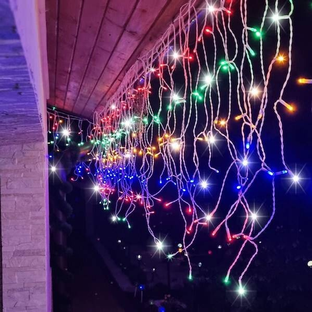 Kurtyna świetlna Springos CL0319 300 LED Multikolor (5907719425566) - obraz 13