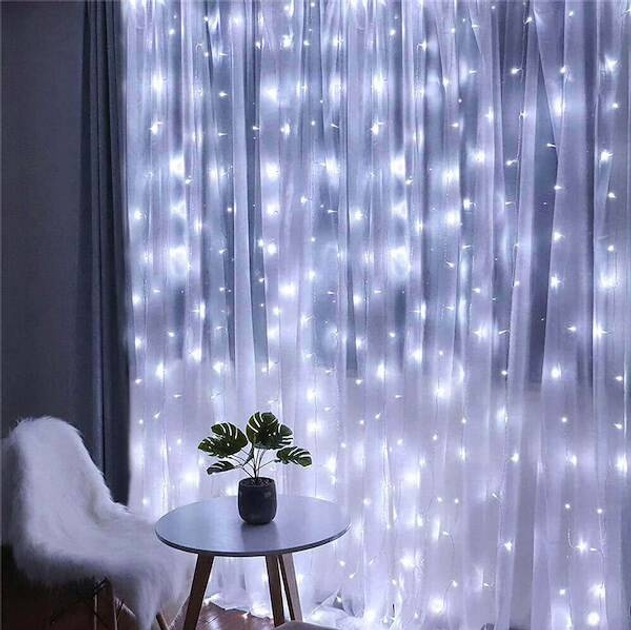 Kurtyna świetlna Springos CL0184 Druciki 300 LED (5907719426976) - obraz 15