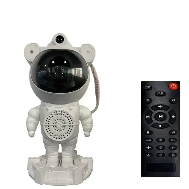 Ночник проектор зоряного неба Астронавт із Bluetooth колонкою Sky Star Astronaut Bambi ZZ-202 - зображення 3