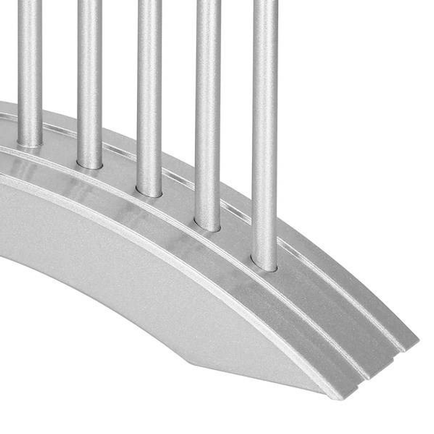 Świecznik adwentowy Springos CL0850 LED 11 świec Srebrny (5907719426723) - obraz 6