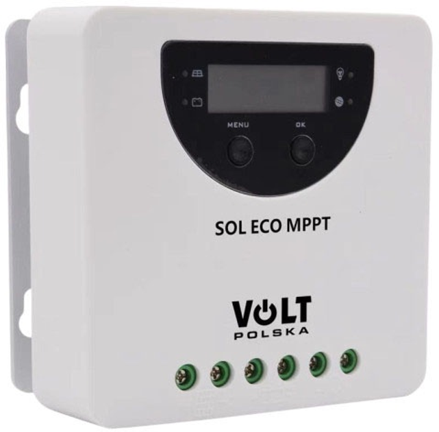 Контролер сонячної панелі Volt Polska SOL ECO MPPT 20A (100V) 12/24V (3IPSMPPT21) - зображення 2