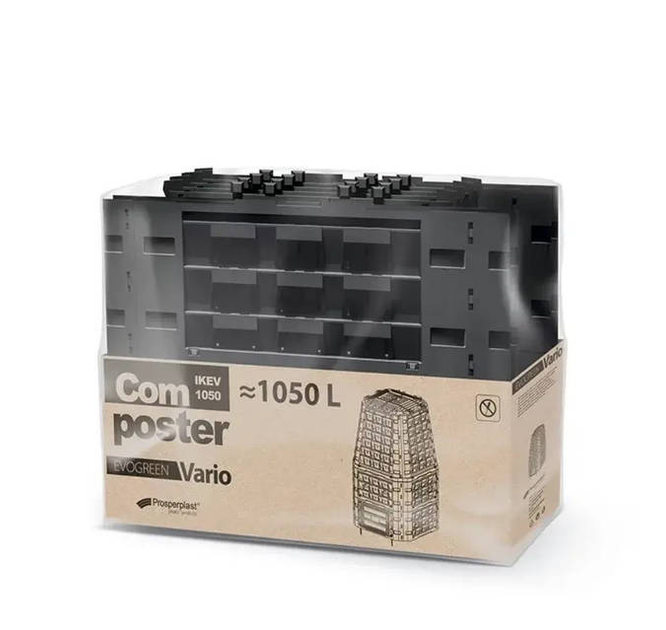 Компостер садовый 750 л Prosperplast Compogreen Vario IKEV750C-S411 черный - изображение 3