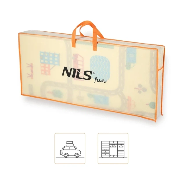 Дитячий складаний килимок Nils Fun City MD04 195x180 см - зображення 8