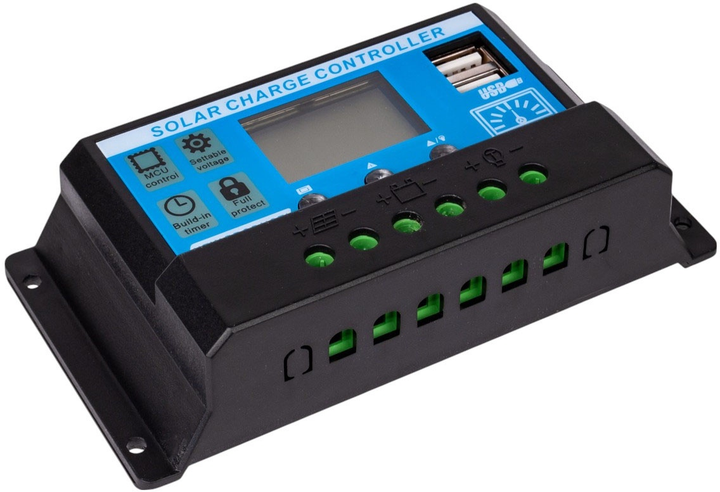 Контролер сонячної панелі Volt Polska SOL PWM 20A 2xUSB (3IPSSOLU20) - зображення 5
