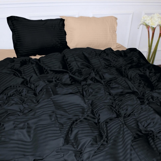 Акція на Підковдра MirSon 143х210 Satin Stripe 30-0021 + 30-0004 Sleimy від Rozetka