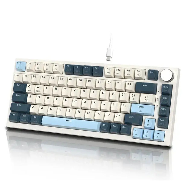 Механическая клавиатура Attack Shark K85, Magnetic Switch, Full-size, RGB, Rapid Trigger, USB - изображение 2