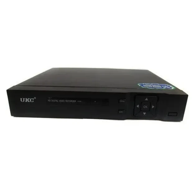 Видеорегистратор DVR UKC CAD 1204, 4-канальный, AHD, BNC, V-OUT, поддержка 4 камер, черный, с пультом ДУ - изображение 3