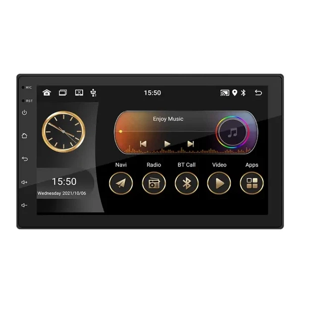Автомагнитола универсальная MP5 CJ CP606 BT Android 8.0 2G-16G 2din плеер с USB и SD - изображение 3