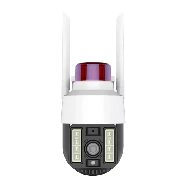 Уличная IP камера видеонаблюдения Verto VRT-C262 3MP Wi-Fi PTZ с SIM, ночным видением, микрофоном и сиреной - Фото 2 Уличная IP камера видеонаблюдения Verto VRT-C262 3MP Wi-Fi PTZ с SIM, ночным видением, микрофоном и сиреной - изображение 2
