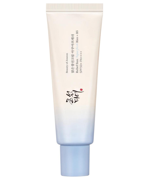 Солнцезащитный крем с рисовой водой Beauty Of Joseon Relief Aqua Rice + B5 SPF50+ PA++++ 50 мл - Фото 1 Солнцезащитный крем с рисовой водой Beauty Of Joseon Relief Aqua Rice + B5 SPF50+ PA++++ 50 мл - изображение 1