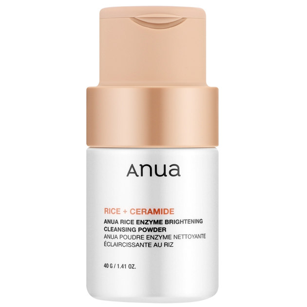 Энзимная пудра с рисовым экстрактом ANUA Rice Enzyme Brightening Cleansing Powder 40 г - Фото 1 Энзимная пудра с рисовым экстрактом ANUA Rice Enzyme Brightening Cleansing Powder 40 г - изображение 1