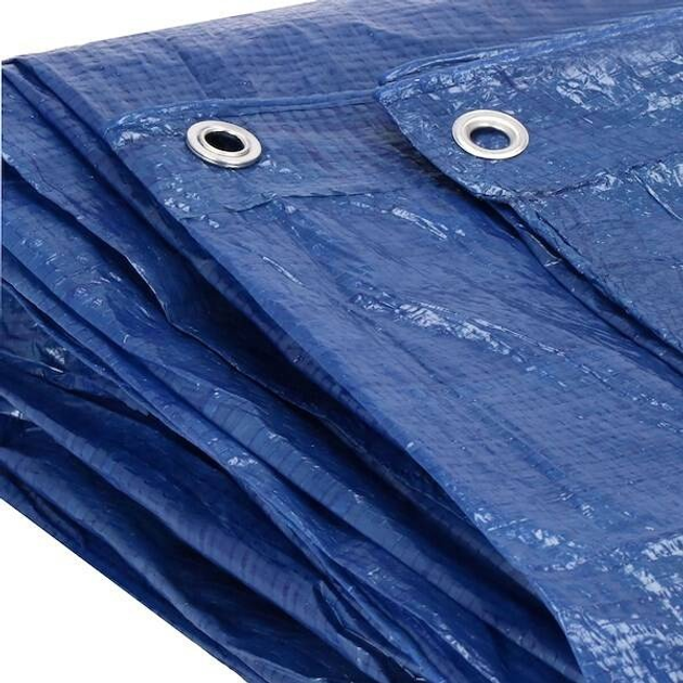 Тент Springos товстий захисний лист 5x8 м 60 г/м2 синій (GA2114) (5907719430010) - зображення 6