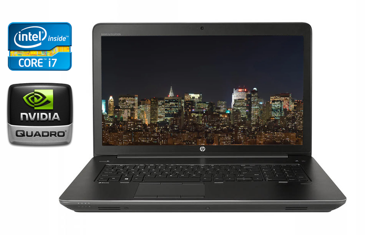 Мобільна робоча станція HP zBook 17 G3 / 17.3" (1920x1080) IPS / Intel Core i7-6700HQ (4 (8) ядра по 2.6 - 3.5 GHz) / 32 GB DDR4 / 512 GB SSD / nVidia Quadro M3000M, 4 GB GDDR5, 256-bit / Fingerprint / WebCam / Windows 10 б/в - Фото 1 Мобільна робоча станція HP zBook 17 G3 / 17.3" (1920x1080) IPS / Intel Core i7-6700HQ (4 (8) ядра по 2.6 - 3.5 GHz) / 32 GB DDR4 / 512 GB SSD / nVidia Quadro M3000M, 4 GB GDDR5, 256-bit / Fingerprint / WebCam / Windows 10 б/в - зображення 1