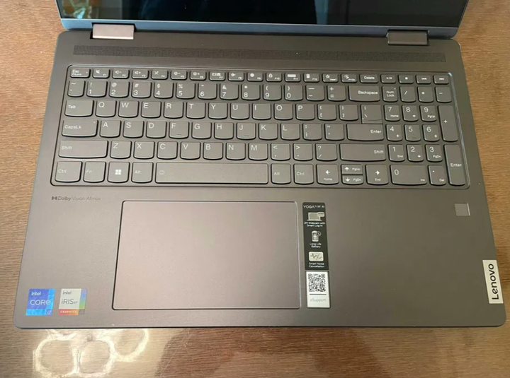 Ультрабук-трансформер Lenovo Yoga 7 16IAP8 / 16" (1920x1080) IPS Touch / Intel Core i7-1355U (10 (12) ядра по 1.2 - 5.0 GHz) / 16 GB DDR5 / 512 GB SSD / Intel Iris Xe / WebCam б/у - изображение 5