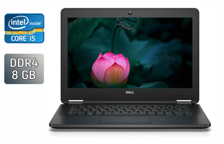 Нетбук Б-клас Dell Latitude E7270 / 12.5" (1366x768) TN / Intel Core i5-6300U (2 (4) ядра по 2.4 - 3.0 GHz) / 8 GB DDR4 / 240 GB SSD / Intel HD Graphics 520 / WebCam / HDMI / Windows 10 б/в - Фото 1 Нетбук Б-клас Dell Latitude E7270 / 12.5" (1366x768) TN / Intel Core i5-6300U (2 (4) ядра по 2.4 - 3.0 GHz) / 8 GB DDR4 / 240 GB SSD / Intel HD Graphics 520 / WebCam / HDMI / Windows 10 б/в - зображення 1