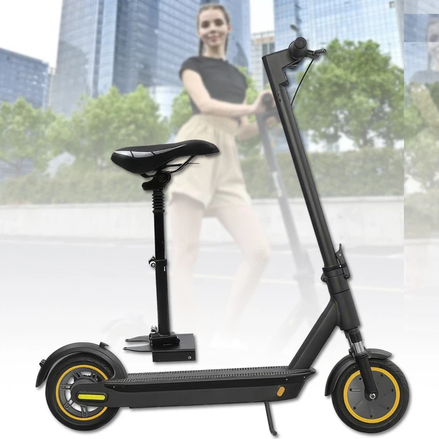 Электросамокат складной Scooter 400W на колесах 8.5" с сиденьем и амортизатором Smarda Черный - Фото 2 Электросамокат складной Scooter 400W на колесах 8.5" с сиденьем и амортизатором Smarda Черный - изображение 2