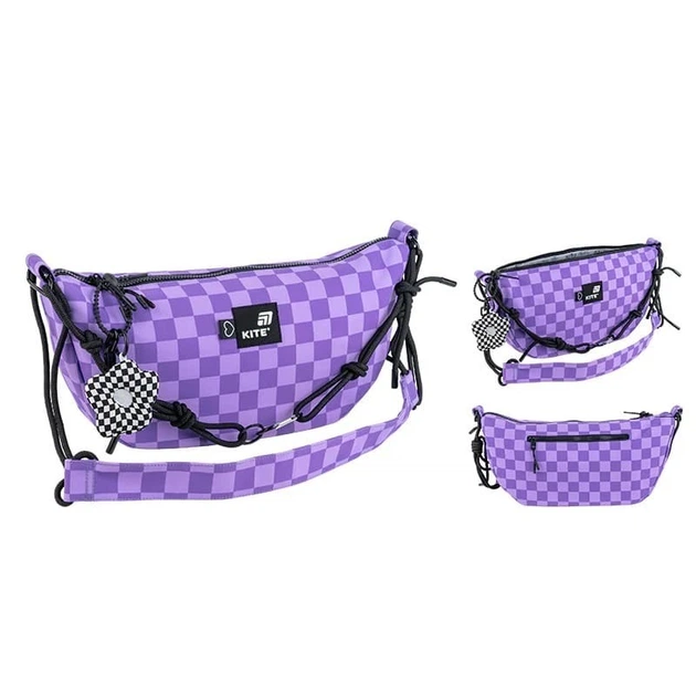 Сумка-кросбоди молодежная Kite Education teens 6л Фиолетовый (K25-2774-2) - изображение 2