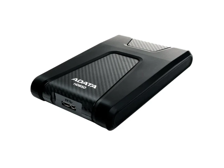 Зовнішній жорсткий диск ADATA HD650 1 TB Black - изображение 2
