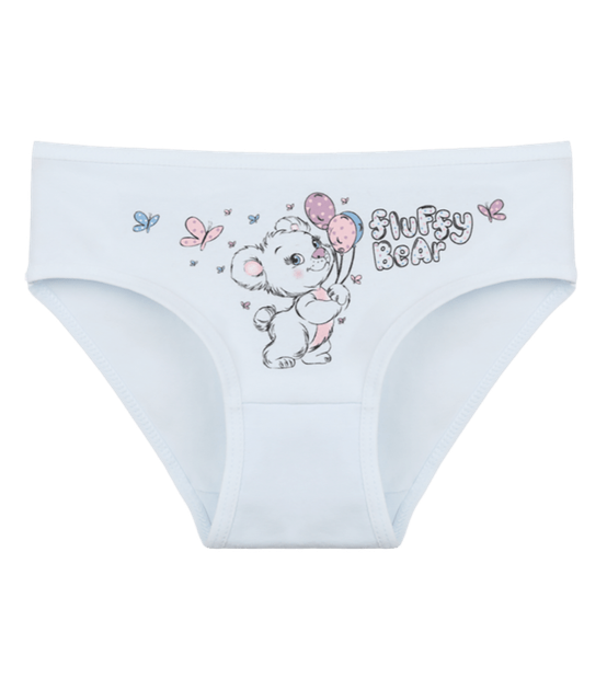 Труси сліпи для дівчинки з принтом Fluffy Bear - Donella - 4171PB109 - 110-116 см - Світло-блакитний - Фото 1 Труси сліпи для дівчинки з принтом Fluffy Bear - Donella - 4171PB109 - 110-116 см - Світло-блакитний - зображення 1