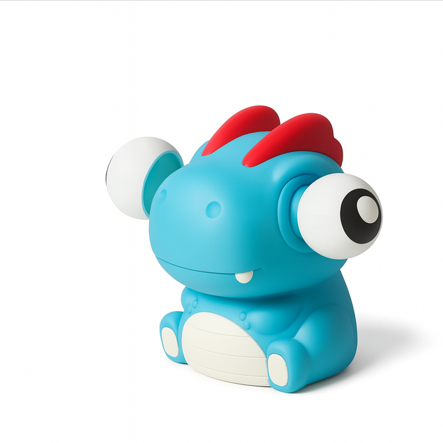 Игрушка-антистресс с выпуклыми глазами Динозаврик «Squeeze Pop Up Eyes», голубой, резина/силикон, 6×8 см - Фото 1 Игрушка-антистресс с выпуклыми глазами Динозаврик «Squeeze Pop Up Eyes», голубой, резина/силикон, 6×8 см - изображение 1