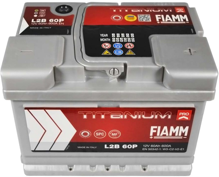 Автомобильный аккумулятор FIAMM Titanium Pro (L2B 60P) (-/+) 12V 60Аh (600A) (7905149) - изображение 2