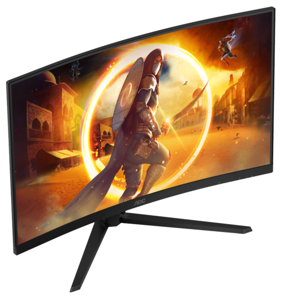 Монiтор 31.5" AOC CQ32G4VE Black - зображення 3