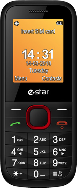 Мобільний телефон eSTAR X18 Black/Red (TLRPEST00016RE) - зображення 2