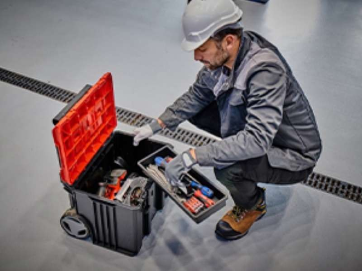 Пластиковый кейс Einhell E-Case Tower: нагрузка до 120 кг (4540015) - изображение 7