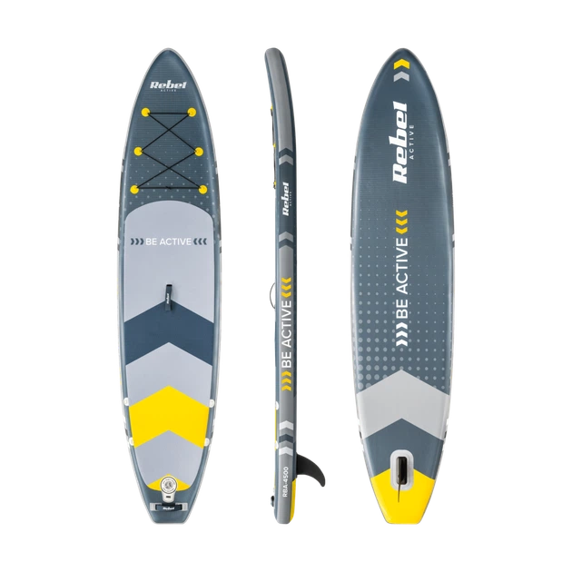 SUP дошка 350см Rebel ACTIVE с аксессуарами сапборд 150 кг 350 x 81 х 15 см Grey - изображение 3