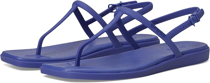 Жіночі сандалі Маямі Сині Crocs Miami Thong Flip Sapphire (36-37, синій) - зображення 7