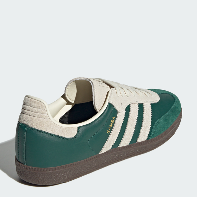 Женские кеды кожаные низкие Adidas Samba Og JI3215 40 (6.5UK) 25 см Cgreen/Crewht/Gum5 (4067888331530) - Фото 4 Женские кеды кожаные низкие Adidas Samba Og JI3215 40 (6.5UK) 25 см Cgreen/Crewht/Gum5 (4067888331530) - изображение 4