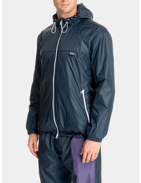 Вітровка спортивна чоловіча ARMANI EA7 (3DPB17-PN5ZZ-1554/24) Синій XL - Фото 3 Вітровка спортивна чоловіча ARMANI EA7 (3DPB17-PN5ZZ-1554/24) Синій XL - изображение 3