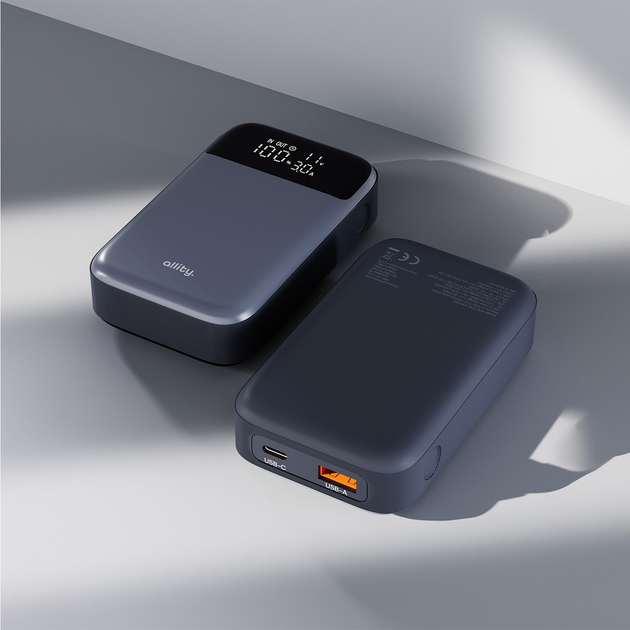 Powerbank Allity APB-200 10000 mAh 33W Grey (GSM187744) - obraz 9