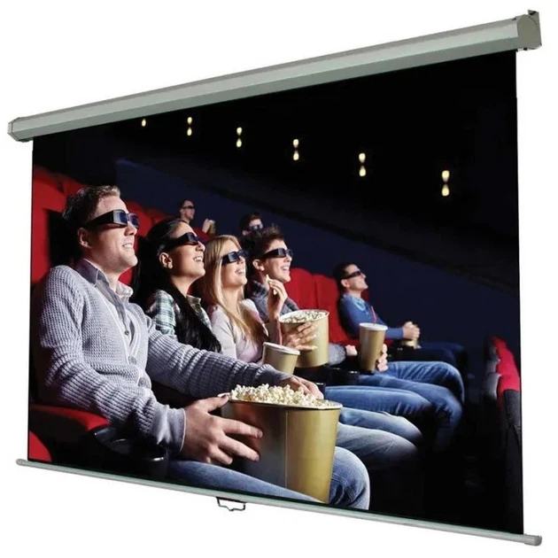 Экран настенный ручной Walfix 133" SNM-11 (165*295, 16:9) - Фото 2 Экран настенный ручной Walfix 133" SNM-11 (165*295, 16:9) - изображение 2