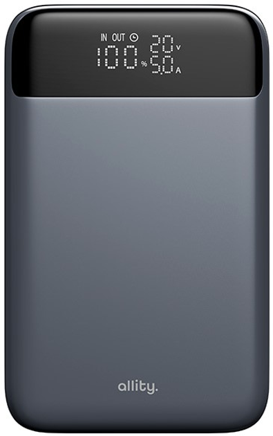 Powerbank Allity APB-200 19200 mAh 130W Grey (GSM187745) - obraz 1
