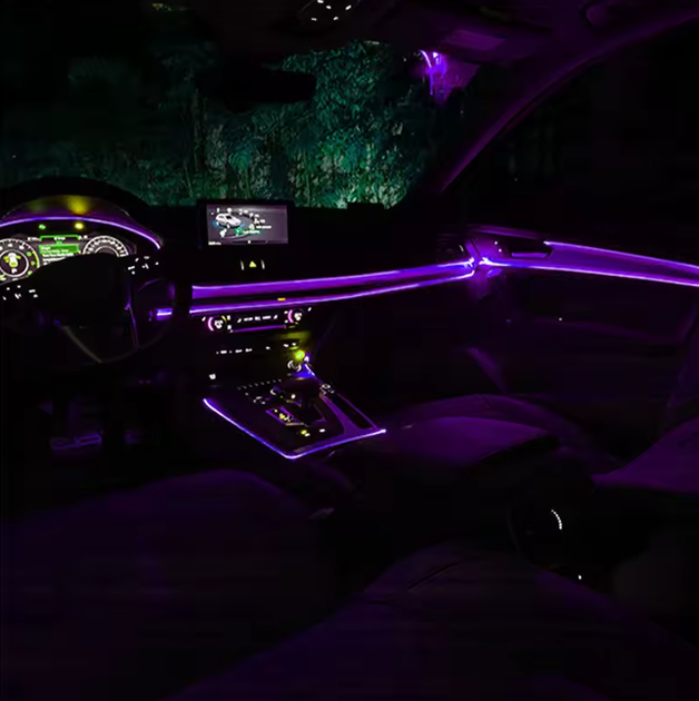 Неонове підсвічування для автомобіля LED стрічка 5V Фіолетова 3м - зображення 3