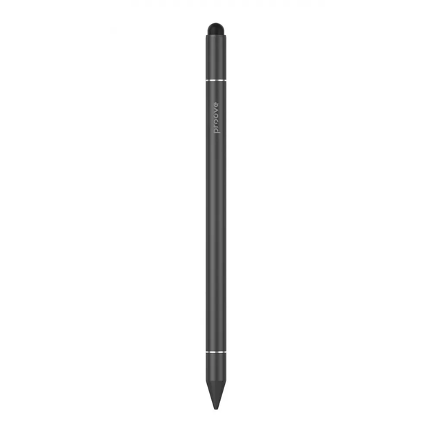 Стилус универсальный Proove Magic Wand SP-03, металл, силикон, 170х9 мм Черный - Фото 1 Стилус универсальный Proove Magic Wand SP-03, металл, силикон, 170х9 мм Черный - изображение 1
