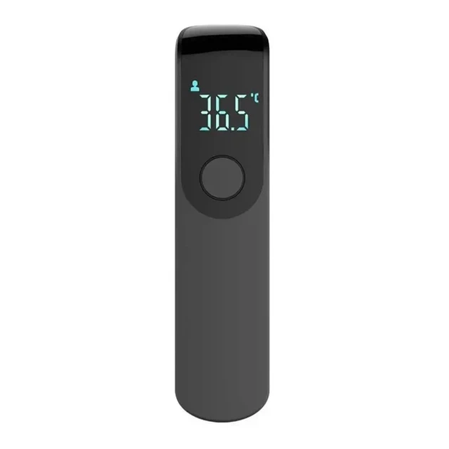 Бесконтактный инфракрасный цифровой термометр IR-FM01 черный, бесконтактный градусник - изображение 2