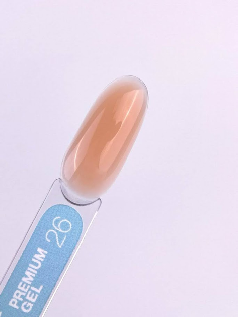 Гель LUNAMoon Premium Gel №26 на 30 мл для зміцнення, вирівнювання та нарощування нігтів - зображення 2