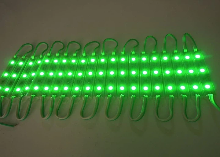 Уличная лента 5730 led пластина 20 шт 12 V зеленый светодиодный модуль - изображение 5