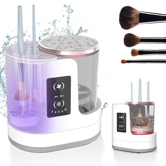Електричний очищувач пензлів для макіяжу Electric makeup brush cleaner - изображение 5