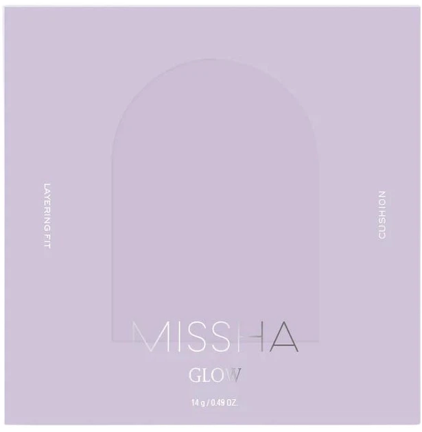 Кушон для лица Missha Glow Layering Fit Cushion SPF50+/PA++++ с осветляющим эффектом 21 Vanilla 14 г (8809747950072) - изображение 3