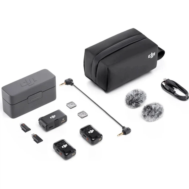 Мікрофонна радіосистема для камери, для смартфона DJI Mic 2 2TX + 1RX (CP.RN.00000325.01) - изображение 7