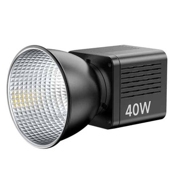 Компактный студийный свет M60 40W 2500-6500K с аккумулятором 3400 mA и ручкой держателем - изображение 2
