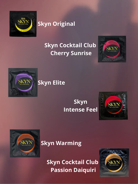 Набір презервативів Skyn асорті 6 шт + Піна для інтимного догляду Skyn Intimicare 3 in 1 200 мл (ROZ6501053623) - зображення 13