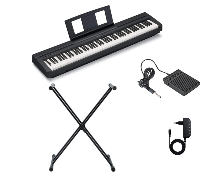 Цифрове піаніно YAMAHA P-45 (Блок живлення, стійка, пюпітр, педаль