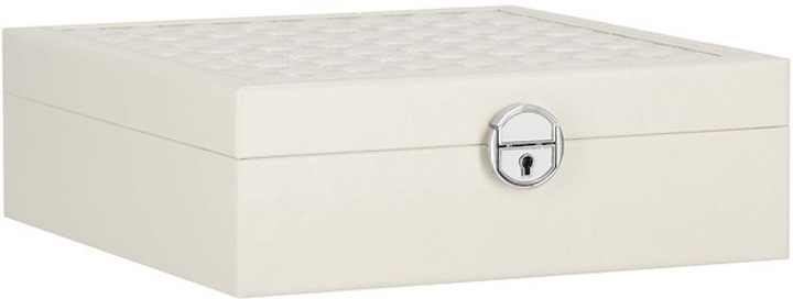 Шкатулка для прикрас Springos HA1079 кремова 25 x 25 x 8.5 см (5907719433745) - зображення 1