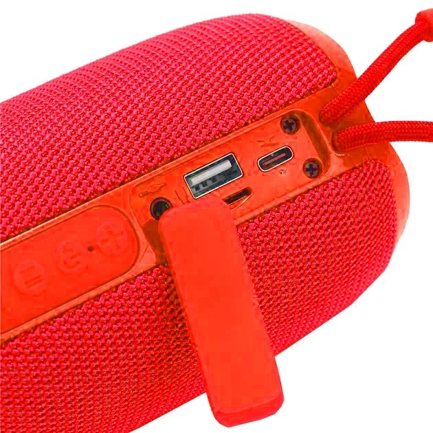Bluetooth-колонка TG653, з функцією speakerphone, радіо, red - изображение 4