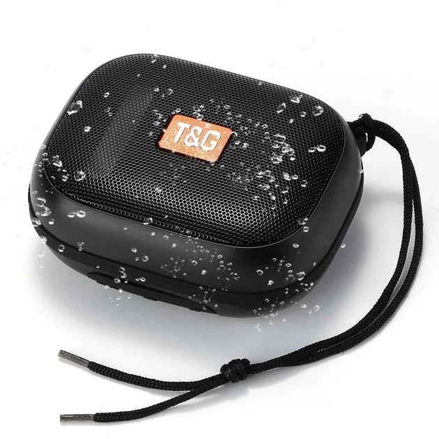 Bluetooth-колонка TG394, IPX7, з функцією speakerphone, радіо, black - изображение 3