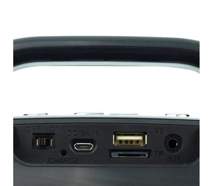 Колонка портативна акустика Golon RX-1829BT Чорна, фм радіоприймач переносний з TF/AUX/USB - изображение 5